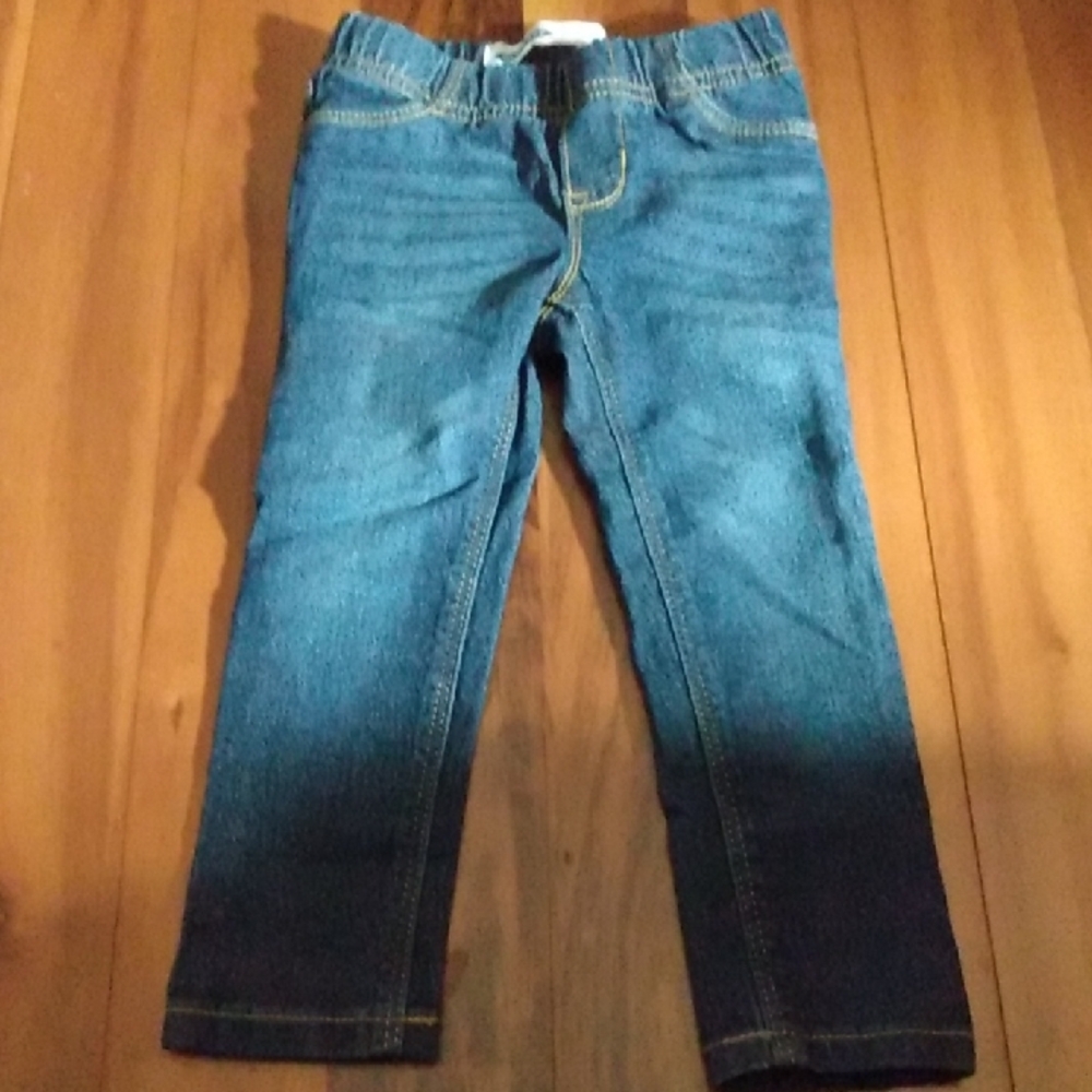Old Navy 3T Toddler Girls Dark Blue Jean Leggings Jeggings